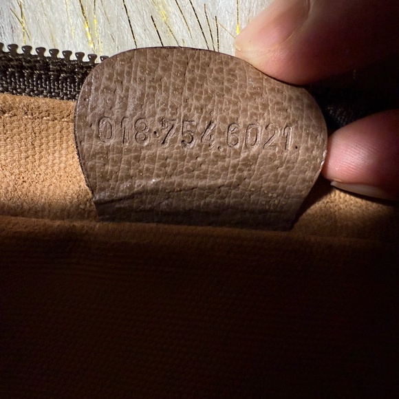 Gucci GG Clutch wristlet Pvc Pouch bag Brown with paper bag included. - Picture 11 of 16